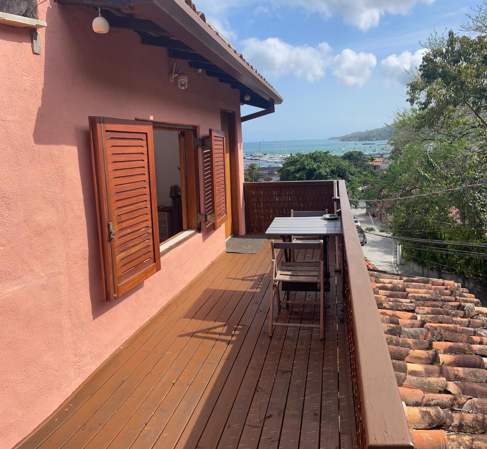Apartamento Charmoso Com Vista Para O Mar Ilhabela Esterno foto
