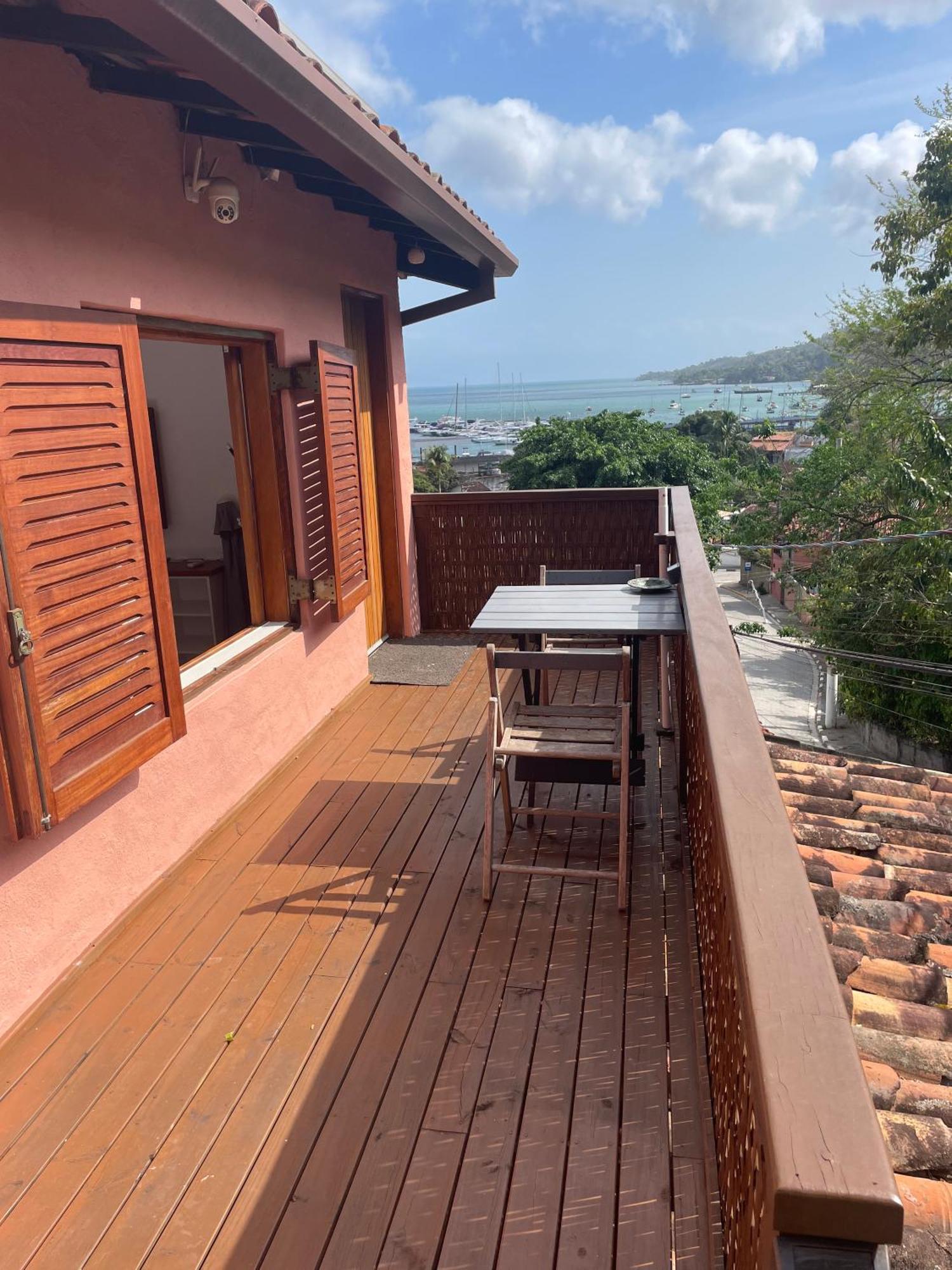 Apartamento Charmoso Com Vista Para O Mar Ilhabela Esterno foto
